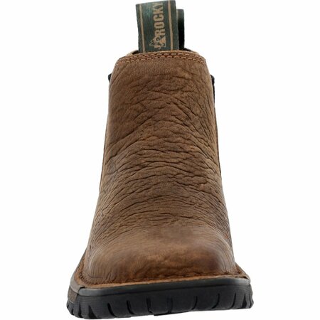 Rocky Big Kids' Legacy 32 Western Boot, BROWN, M, Size 3.5 RKW0386Y